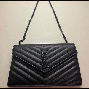 Yves Saint Laurent Wallet on a chain